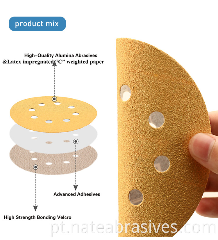 Gold Sanding Disc